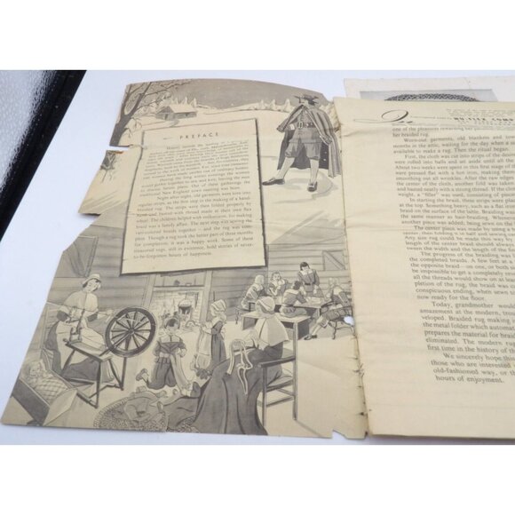 How to Braid a Rug in One Day The Nu-Flex Way ©1949 - Picture 4 of 9